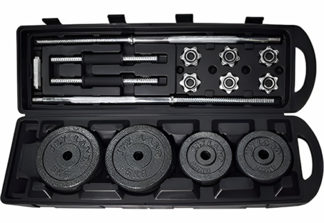 SKY LAND Unisex Adult Cast Iron Dumbbell Set-50 KG Box-