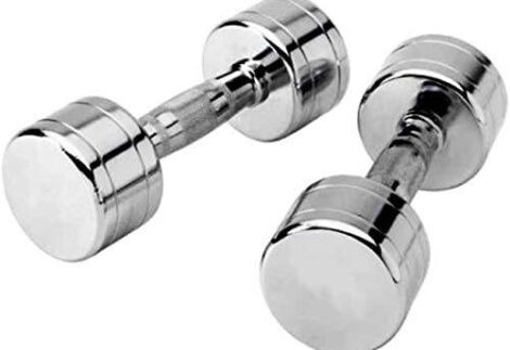 APEX Premium Chrome Dumbbells 6, 8, 9Kg X2