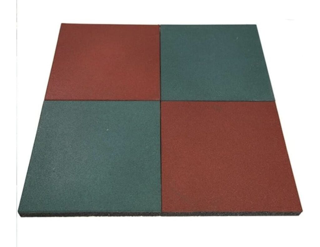 Green OUTDOOR RUBBER MAT50CM*50CM*2.5CM