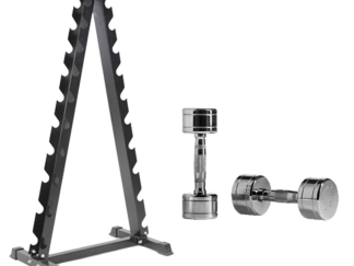 CHROME DUMBBELLS WITH STAND FROM 1 KG T0 10 KG