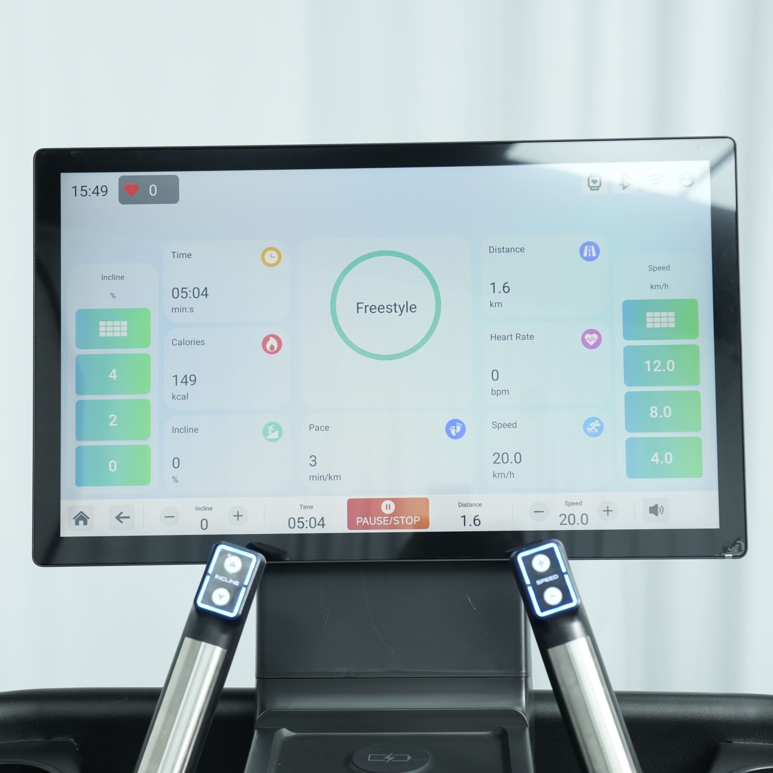 Axox Fitness Sled Runner Elite Treadmill with 23.8″ TFT Touchscreen - Image 3