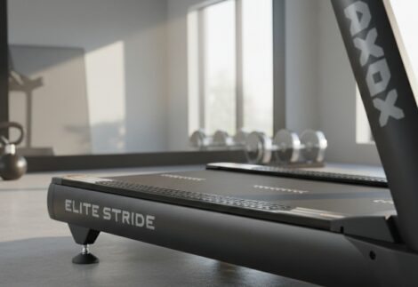 Axox Fitness Elite Stride Commercial Treadmill with 21.5 Touchscreen