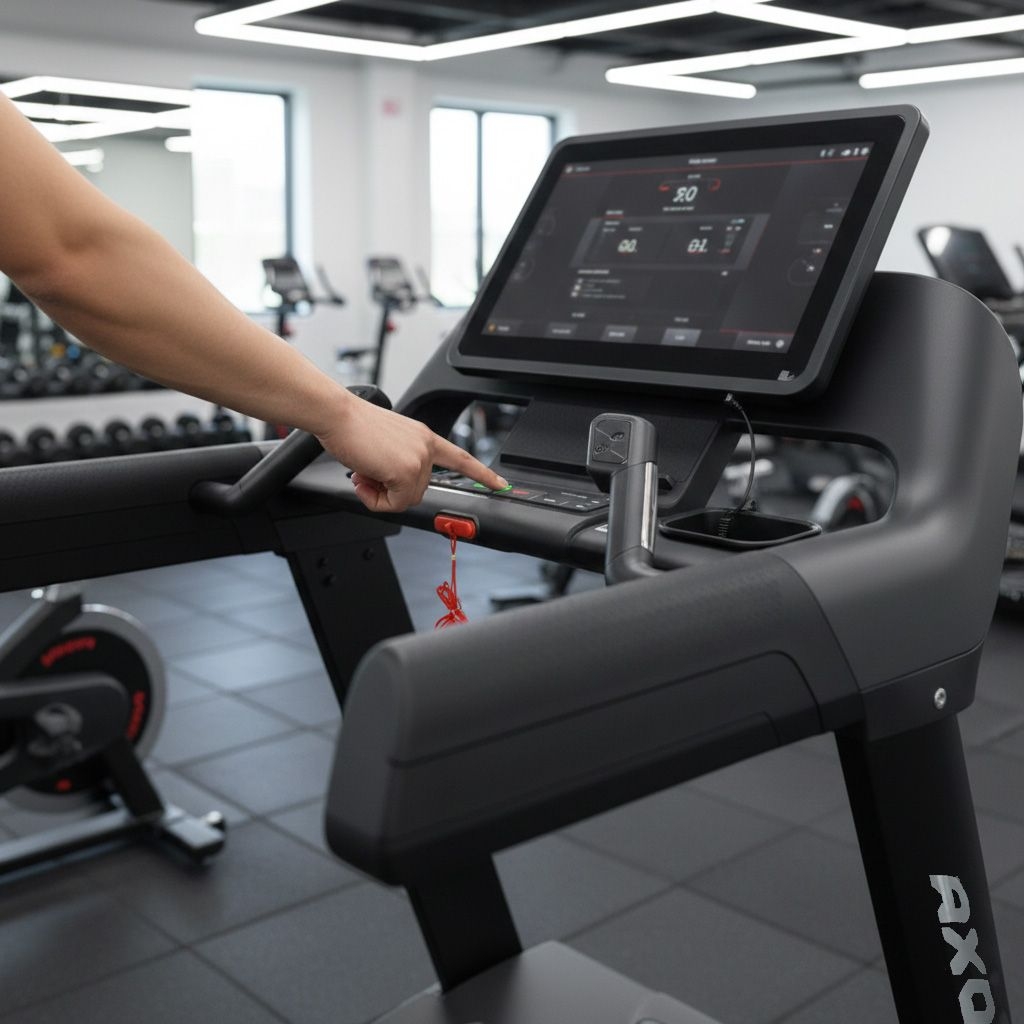 Axox Fitness Elite Stride Commercial Treadmill WITH 21.5 touch screen - Image 2