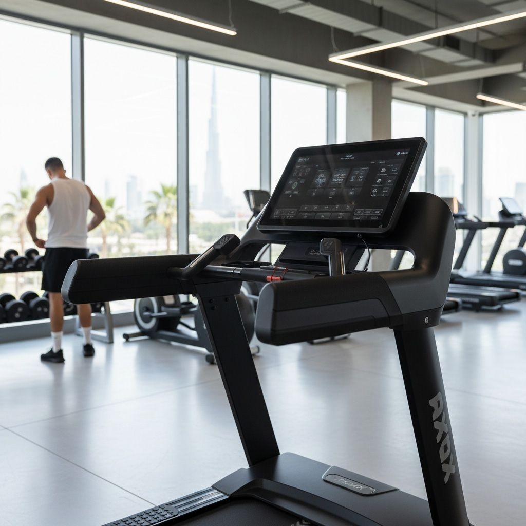 Axox Fitness Elite Stride Commercial Treadmill WITH 21.5 touch screen - Image 4