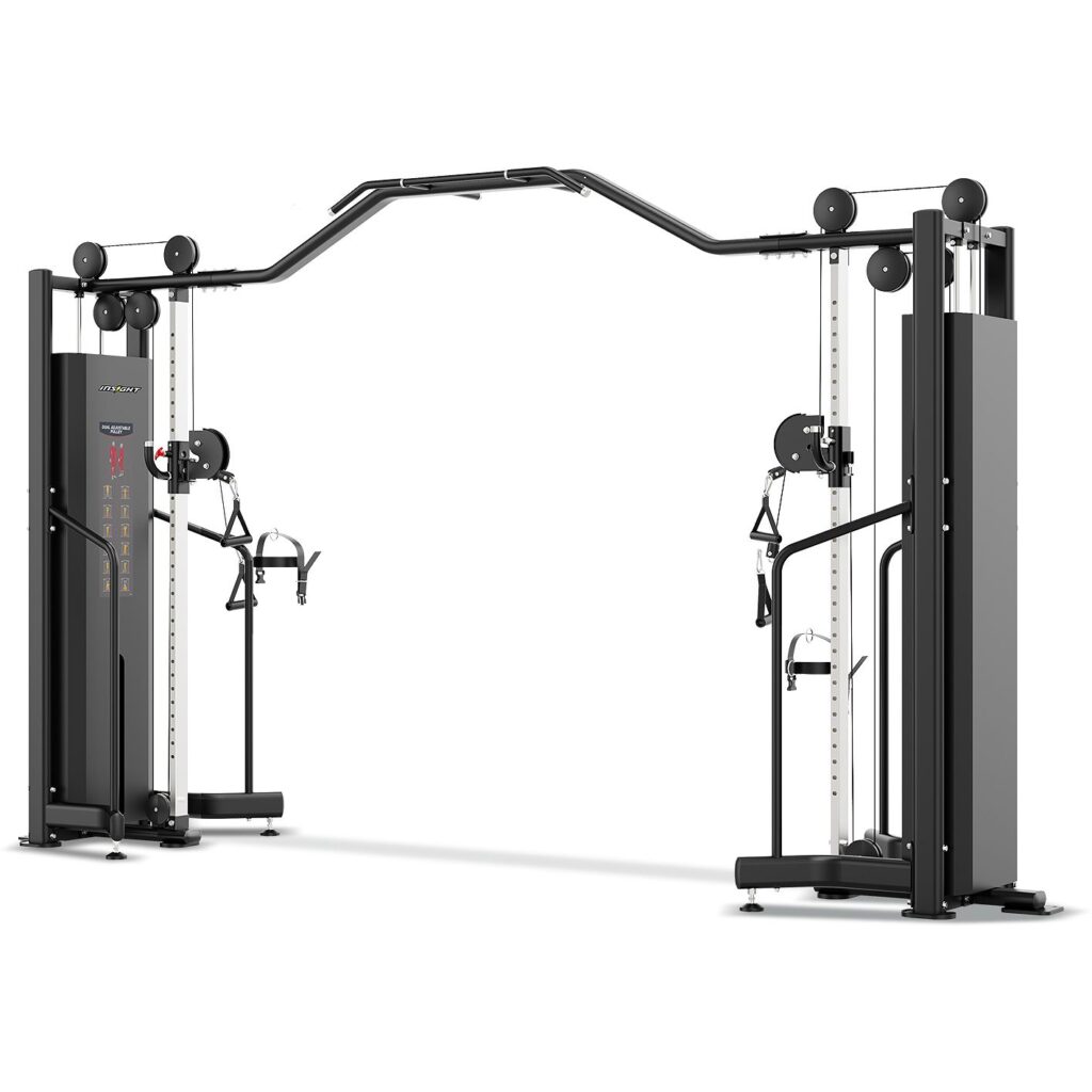 Insight Fitness Crossover Cable Machine With Dual 100 kg Weight Stacks