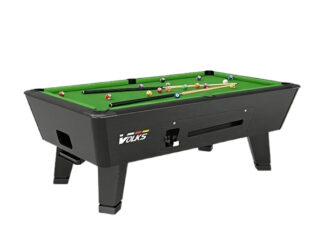 VG 8FT Coin Operated Billiard Table-Green
