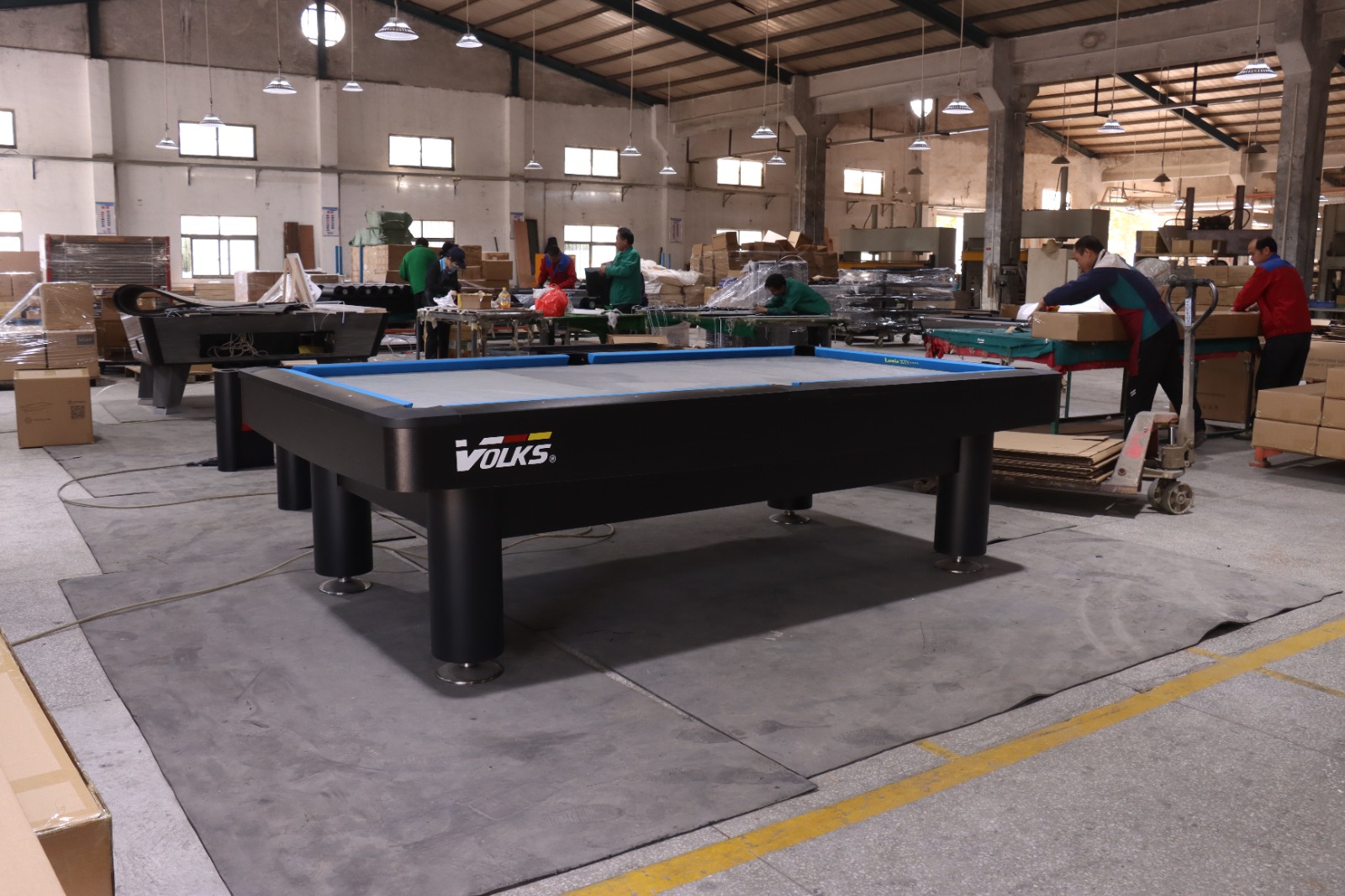 VG 9FT Slate Marble Pool Table-Blue - Image 2