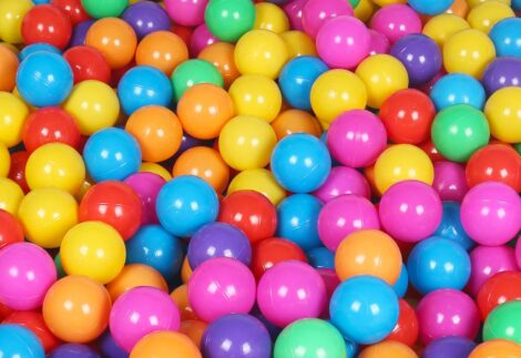 500 Pieces Each Pack of Soft and Colorful Plastic Ocean Balls, Ideal to fill Indoor and Outdoor Playpen, Ball Pits and Playhouse for Babies, Toddlers and Kids ( Item Diameter:5.5cm)