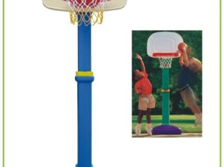 Adjustable Basketball Stand with Hoop – Indoor/Outdoor Sports Playset
– Size: 73×62×177 cm