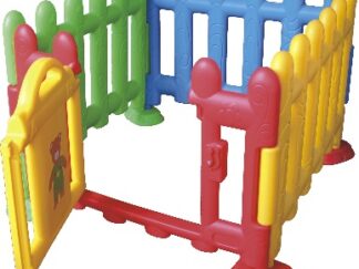 Indoor Kids Plastic Fence with Gate - 400×75 cm