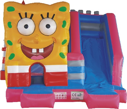 Outdoor & Indoor SpongeBob Bouncy Castle - Inflatable Playground – Size: 6×5×3.2m