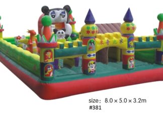 Outdoor & Indoor Bouncy Castle - Inflatable Playground   – Size: 8×5×3.2m
