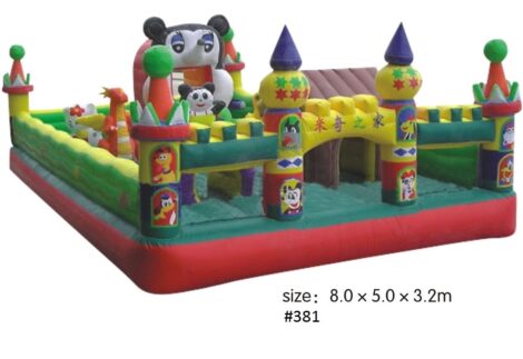 Outdoor & Indoor Bouncy Castle - Inflatable Playground   – Size: 8×5×3.2m