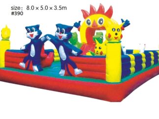 Outdoor & Indoor Bouncy Castle - Inflatable Playground – Size: 8×5×3.5m