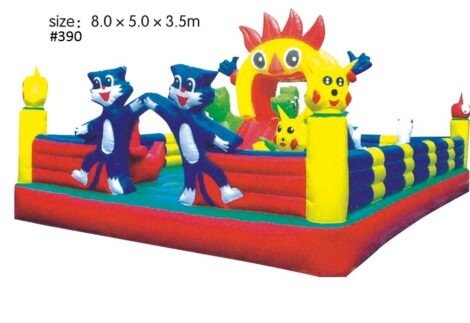Outdoor & Indoor Bouncy Castle - Inflatable Playground – Size: 8×5×3.5m