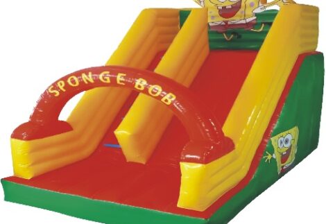 SpongeBob Bouncy Castle - Outdoor & Indoor Inflatable Playground - Size: 6×4×4.8 m