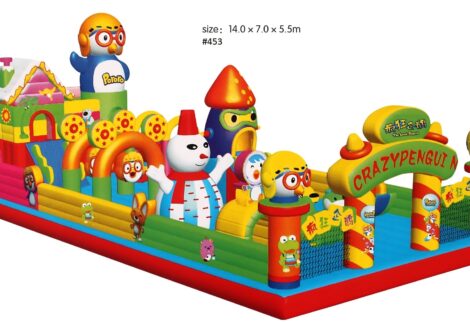 XXL Outdoor & Indoor Bouncy Castle - Inflatable Playground - Size: 14×7×7.5 m