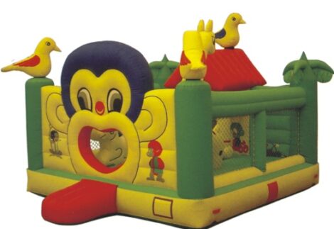 Medium Outdoor & Indoor Bouncy Castle - Inflatable Playground - Size: 4×4×2.5 m