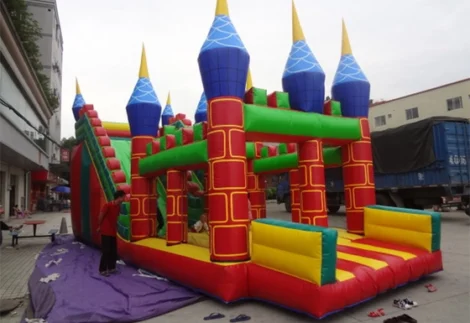 XL Outdoor & Indoor Bouncy Castle - Inflatable Playground - Size: 10×5×6.5 m