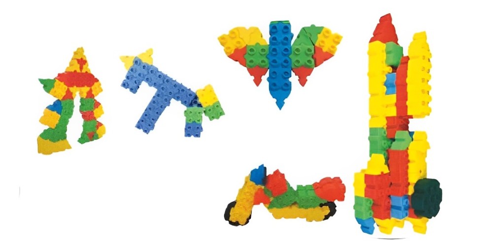 Small Puzzle Blockers for Kids, 500 G/BAG