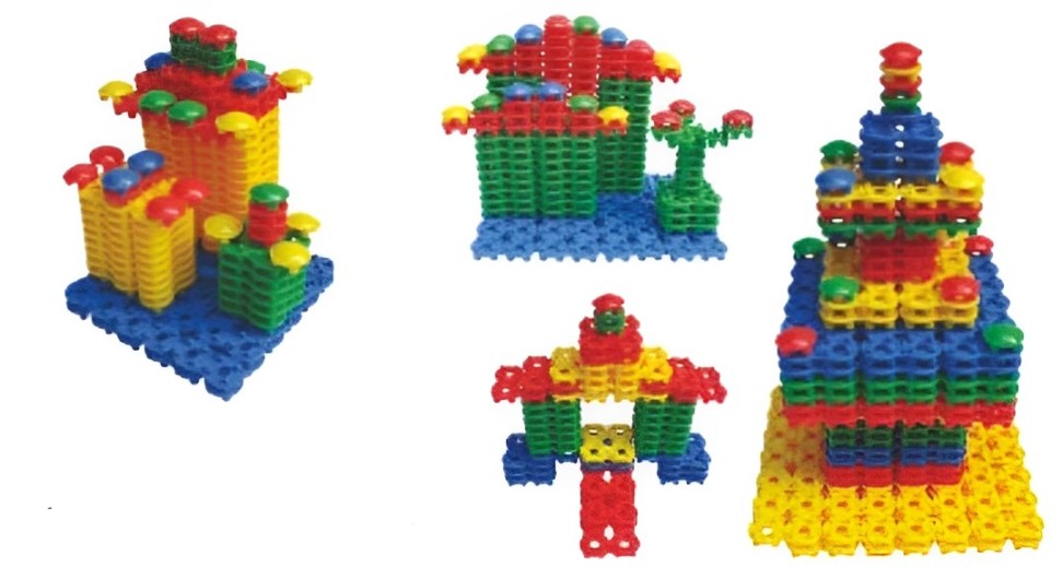 Small Puzzle Blockers for Kids, 500 G/BAG