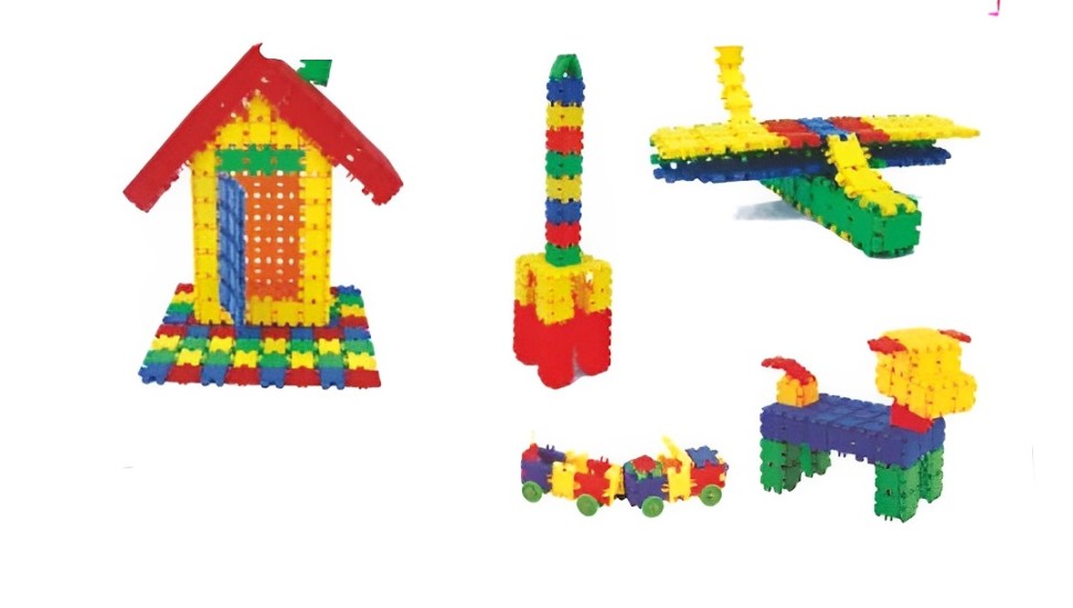 Small Puzzle Blockers for Kids, 500 G/BAG