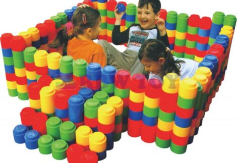 Big Puzzle Blockers for Kids - 120 pcs/box, Size: 21*10.5*7.5 cm