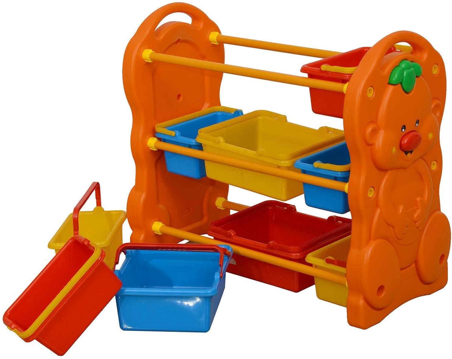 Plastic toys organizer storage box shelf with drawers size ; 93x42x78cm - Image 3