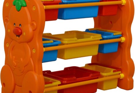 Plastic  toys organizer storage box shelf with drawers  size ;  93x42x78cm