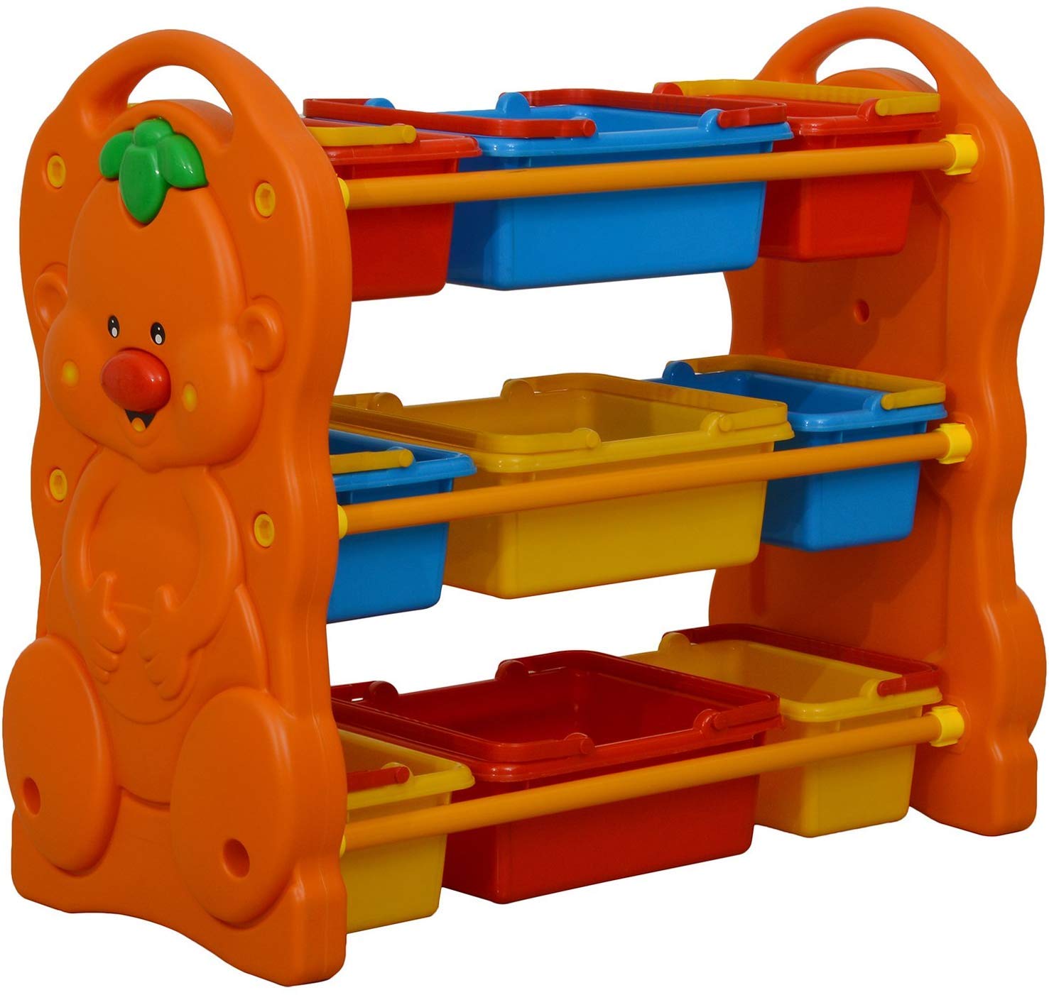 Plastic  toys organizer storage box shelf with drawers  size ;  93x42x78cm