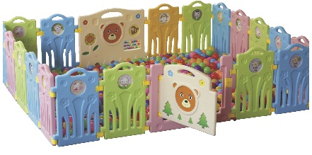 Indoor Baby Playpen - 225×185×60 cm