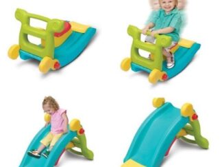 Indoor Slide and Rocker Set – Size: 83x48x50 cm