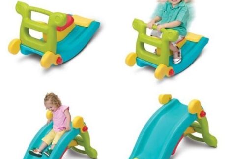 Indoor Slide and Rocker Set – Size: 83x48x50 cm