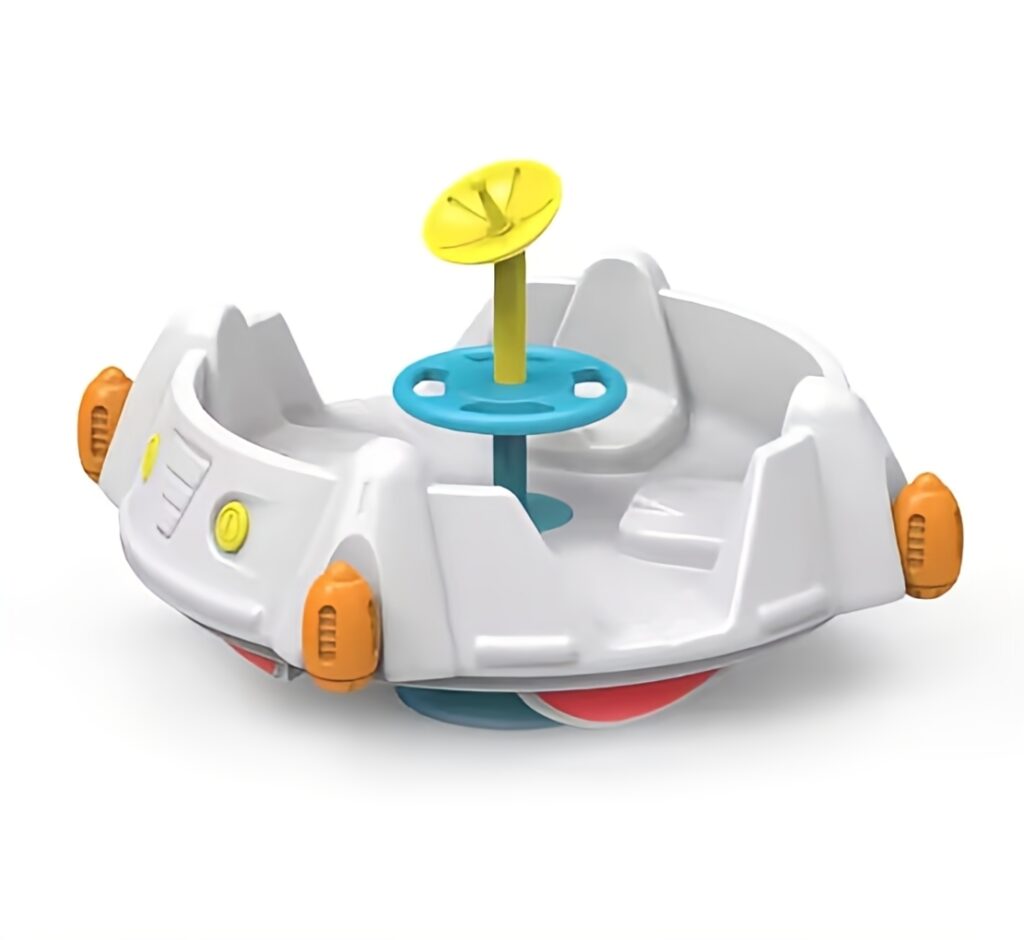 Indoor & Outdoor Merry-Go-Round Ride with 4 Seaters – Rotary Toy – Size: 175×175×90 cm