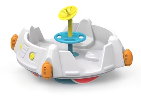 Indoor & Outdoor Merry-Go-Round Ride with 4 Seaters – Rotary Toy – Size: 175×175×90 cm