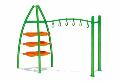 Monkey Bars & Gym Set – Outdoor Climbing Structure – Size: 350×150×250 cm
