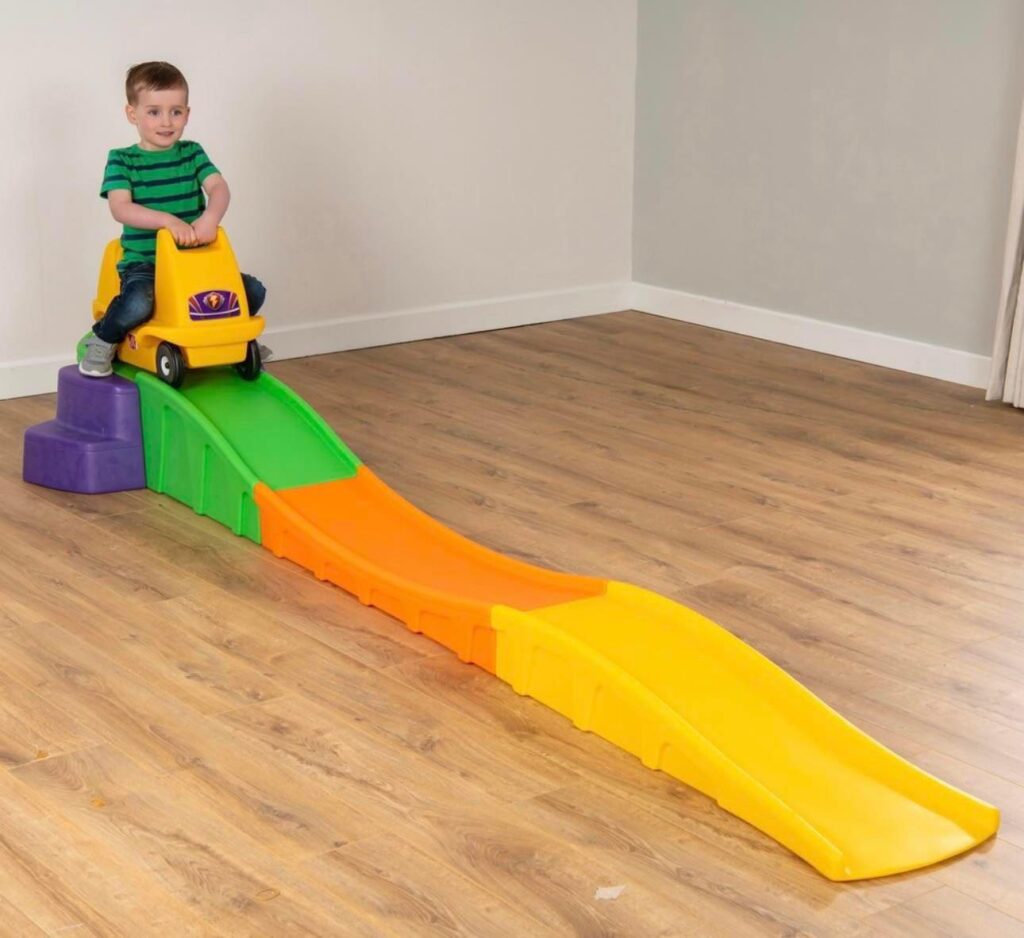 Step2 Up and Down Rapid Ride and Hide Roller Coaster Toy for Kids SIZE :300x35x60 cm