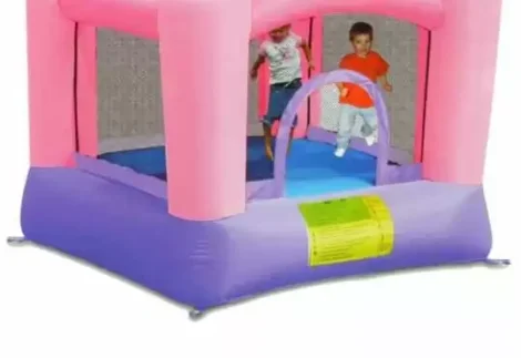 Kids Inflatable Bouncy Castle – Indoor & Outdoor Bounce House – Size: 240×240×180 cm