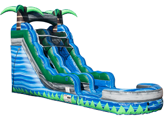Large Inflatable Water Slide – Heavy-Duty Outdoor Water Park Slide – Size: 1200×600×600 cm
