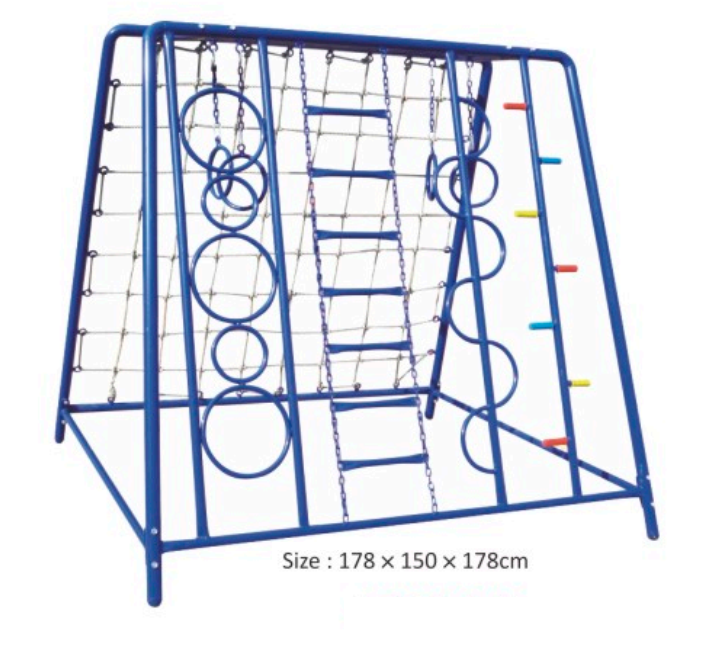Kids Outdoor Climbing Frame – Multi-Activity Gym Set – Size: 178×150×178 cm