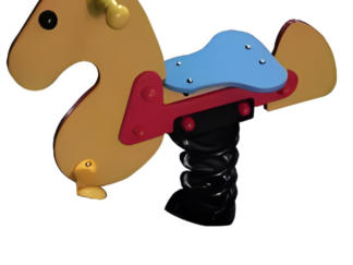 Horse Shaped Spring Rider – Outdoor Playground Rocking Toy for Kids – Safe & Durable – Fun Ride-On Play– Size:75×60×80 cm
