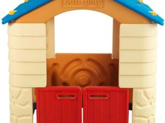 Kids Playhouse – Indoor & Outdoor Plastic Toy for Toddlers and Preschoolers – Size: 121×114×114 cm