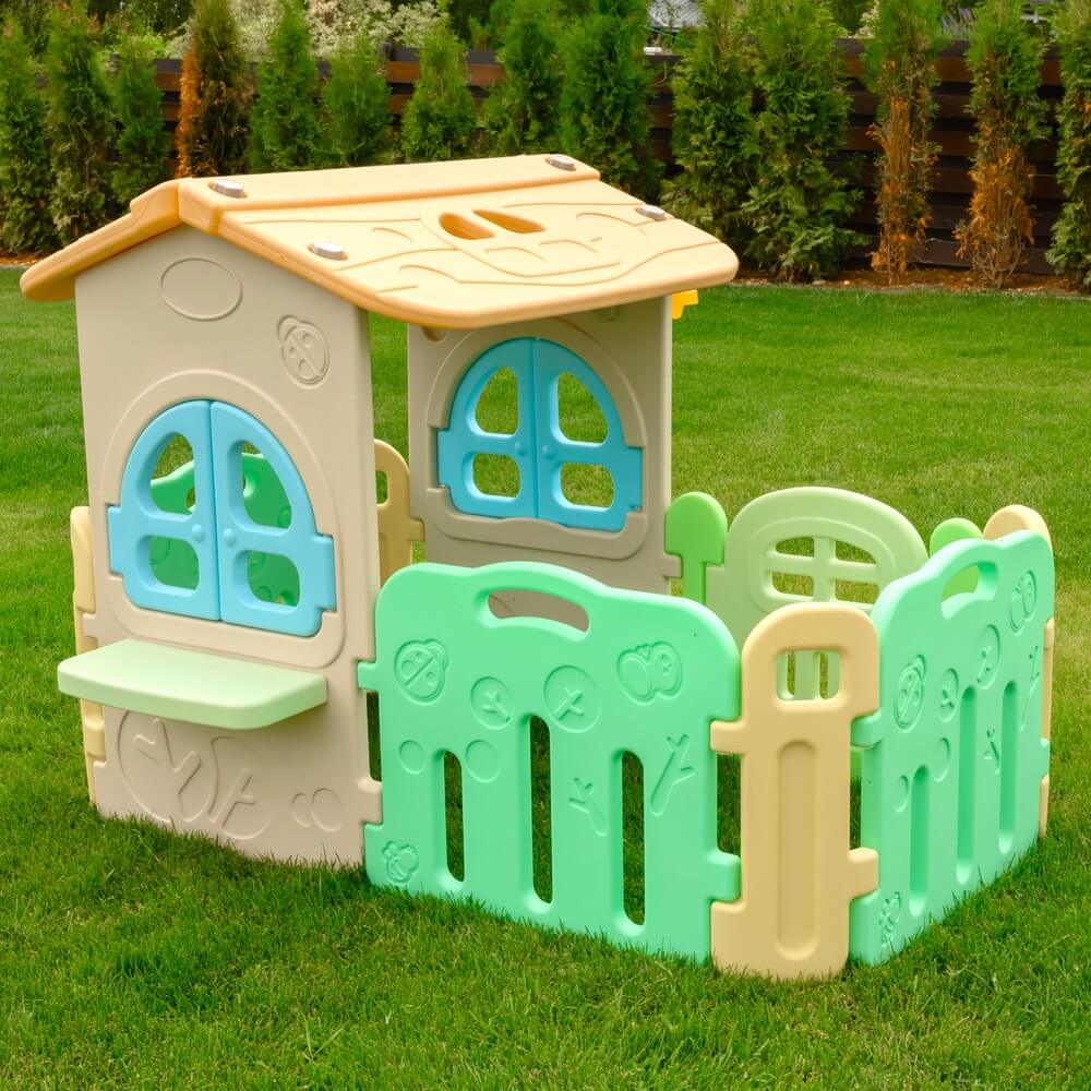 Kids Playhouse – Indoor & Outdoor Plastic Toy for Toddlers and Preschoolers – Size: 163×147×120 cm - Image 2