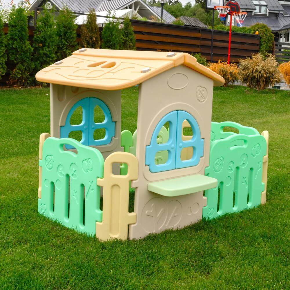 Kids Playhouse – Indoor & Outdoor Plastic Toy for Toddlers and Preschoolers – Size: 163×147×120 cm - Image 5
