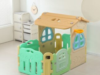Kids Playhouse – Indoor & Outdoor Plastic Toy for Toddlers and Preschoolers – Size: 163×147×120 cm