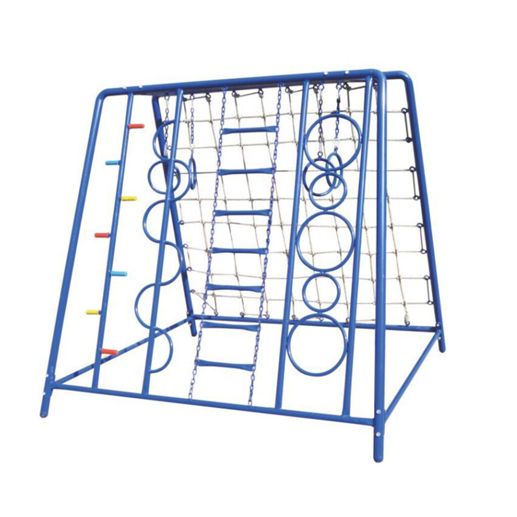 Kids Outdoor Climbing Frame – Multi-Activity Gym Set – Size: 190×178×178 cm