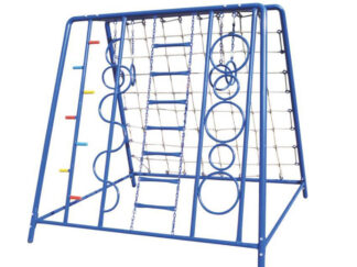 Kids Outdoor Climbing Frame – Multi-Activity Gym Set – Size: 190×178×178 cm