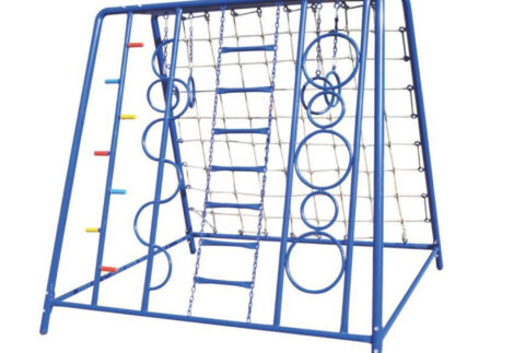 Kids Outdoor Climbing Frame – Multi-Activity Gym Set – Size: 190×178×178 cm