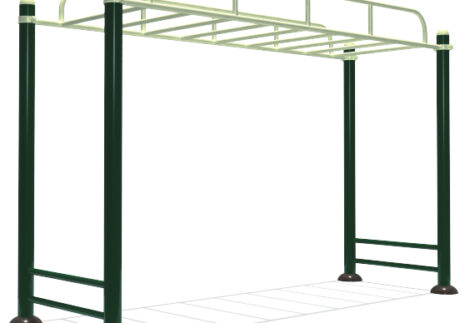 Kids Outdoor Monkey Bars – Gymnastic Climbing Frame – Size: 300×110×250 cm.