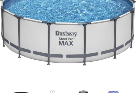 Steel Pro Max Round Above Ground Pool 14' x 48"/4.27m x 1.22m